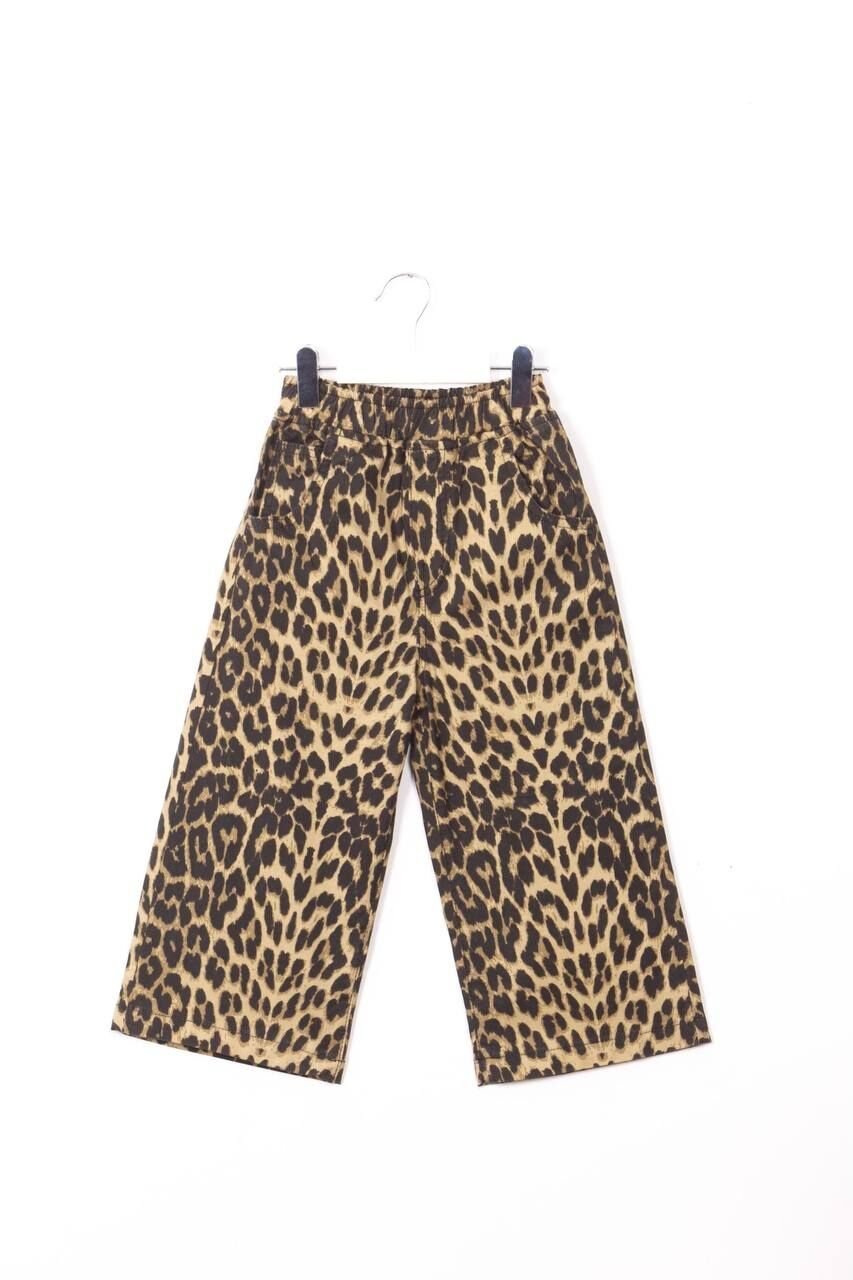 Leoparlı Kot Pantolon