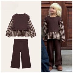 Ekose Gömlek Triko Takım