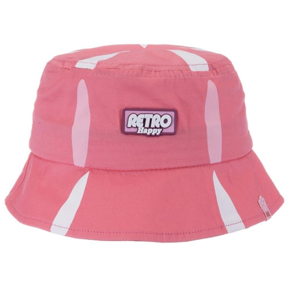 Bucket Retro Şapka Koyu Pembe