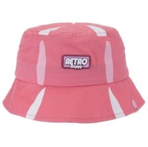 Bucket Retro Şapka Koyu Pembe