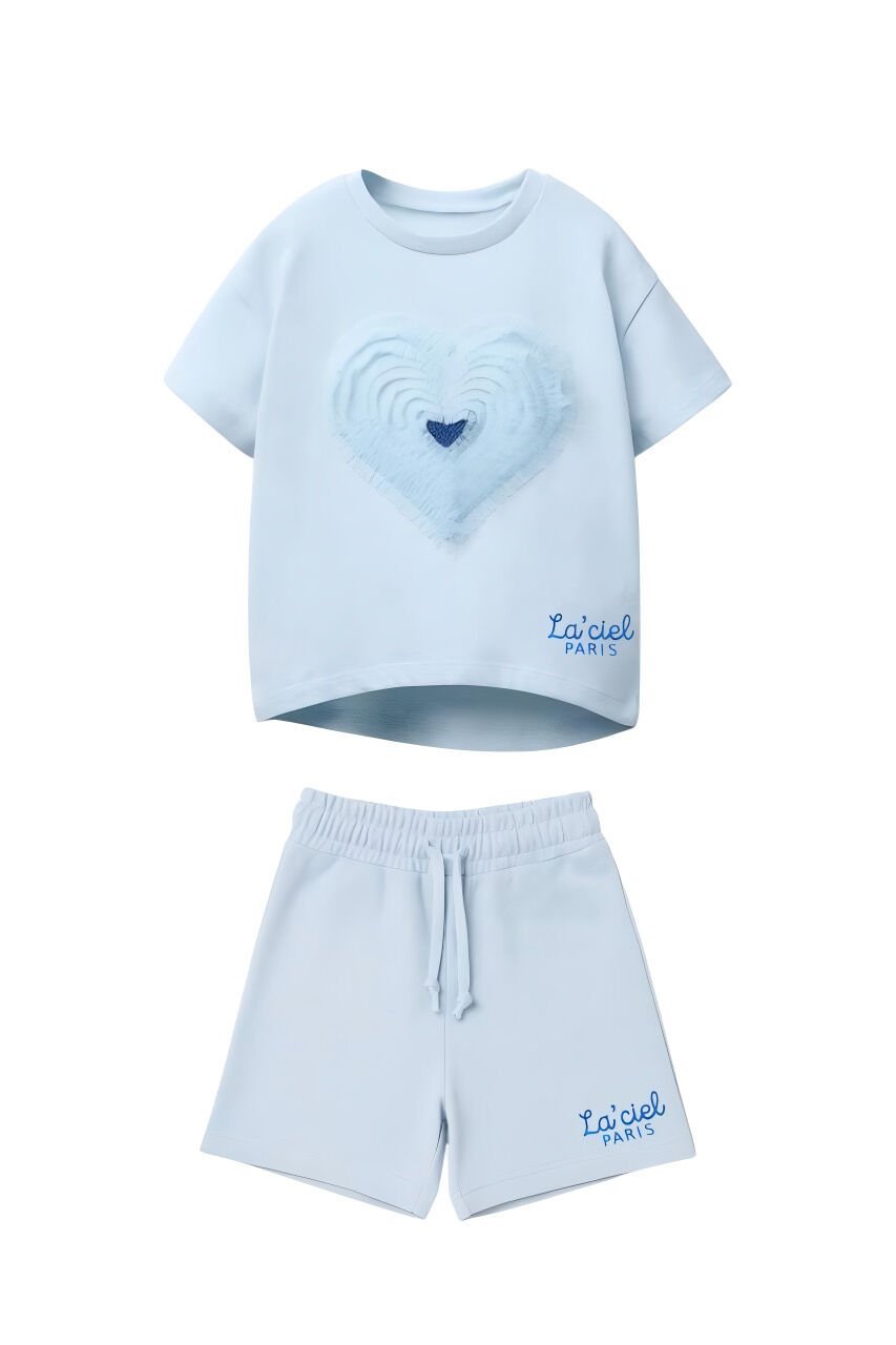 La’Ciel Mavi Şortlu Takım