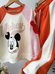 Mickey Punch İşlemeli Takım