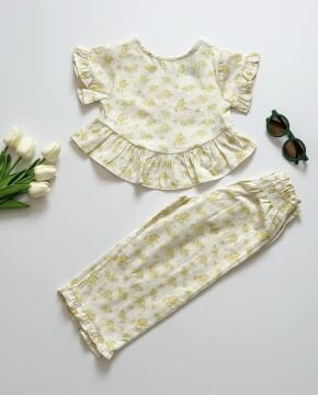 Çiçekli Dokuma Takım