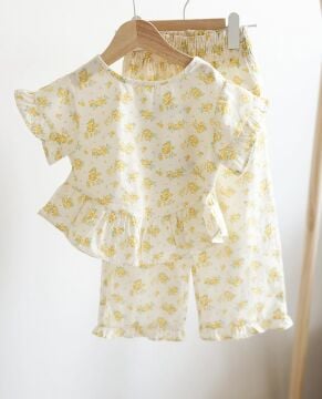 Çiçekli Dokuma Takım