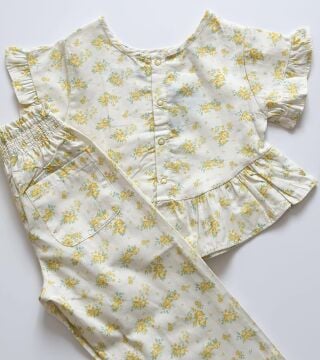 Çiçekli Dokuma Takım