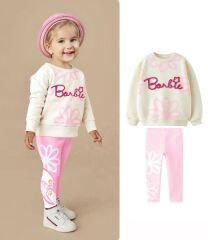 Barbie İşlemeli Takım