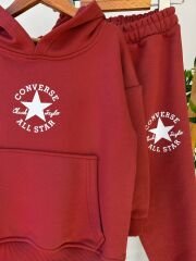 Kapüşonlu Converse Takım