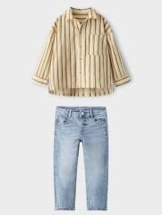 Gömlek Kot Pantolon Takım