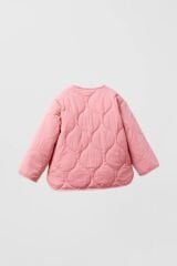 Pembe Kapitone Bomber Ceket