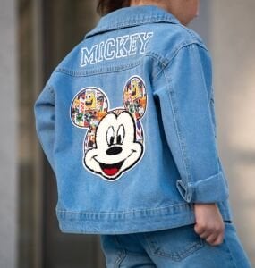 Unicex Mickey Punch İşlemeli Kot Ceket