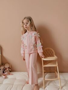 Pembe Çiçekli Takım