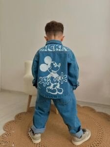 Kontrast Mickey Erkek Çocuk Kot Takım