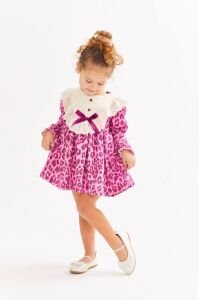 Pembe Leopar Elbise