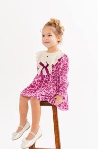 Pembe Leopar Elbise