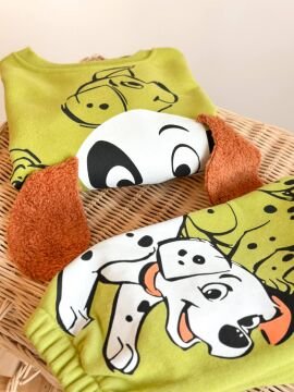 Peluş Kulaklı Yeşil Takım