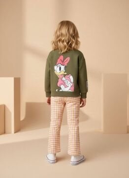 Daısy Duck Yeşil Desenli Takım