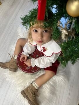 Kadife Etek Gömlek Takım