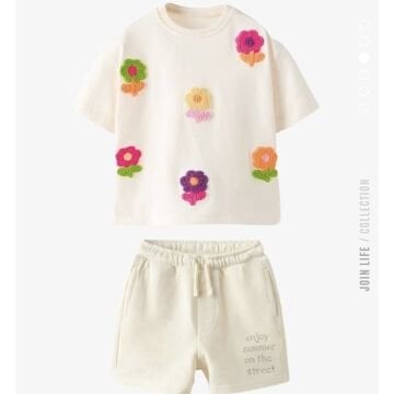 Süzeneli Çiçekli Takım